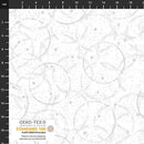 BLK Stof Snow Crystals - 4593-101 White Silver - Cotton Fabric