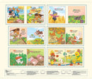 BLK Story Time II Book Panel - 4968BP-44 Cream - Cotton Fabric