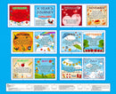 BLK Storytime Book Panel - 4225P-11 Blue - Cotton Fabric
