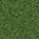 BTX 12 Days Of Christmas Motion - 17275-40 Green - Cotton Fabric