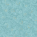 BTX 12 Days Of Christmas Motion - 17275-84 Teal - Cotton Fabric