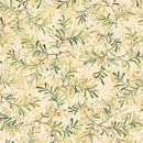 BTX 12 Days Of Christmas Pine Boughs - 17274-07 Cream - Cotton Fabric