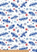 BTX All Mid-Atlantic Shop Hop 2025 Mid-Atlantic Capitols - 15015-09 White - Cotton Fabric
