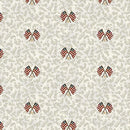 BTX American Valor Flags And Leaves - 16878-70 Natural - Cotton Fabric