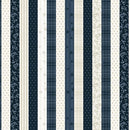 BTX American Valor Patriotic Stripe - 16874-56 Navy - Cotton Fabric
