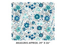 BTX Among The Wildflowers II 108" Daybreak - 17100W-11 Indigo - Cotton Fabric