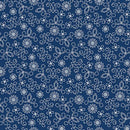 BTX Among The Wildflowers II Tin Lantern - 17105-11 Indigo - Cotton Fabric