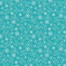 BTX Among The Wildflowers II Tin Lantern - 17105-84 Teal - Cotton Fabric