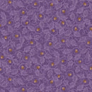BTX Autumn Breeze Acorn Twirl - 17151-67 Plum - Cotton Fabric