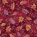 BTX Autumn Breeze Dancing Leaves - 17150-10 Red - Cotton Fabric