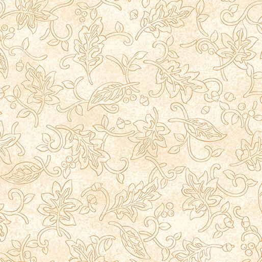 BTX Autumn Breeze Drifting Silhouette - 17155-07 Cream - Cotton Fabric