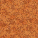 BTX Autumn Breeze Drifting Silhouette - 17155-23 Pumpkin - Cotton Fabric