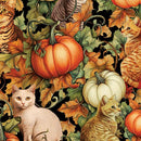 BTX Autumn Cats Cats And Pumpkins - 16767-99 Multi - Cotton Fabric