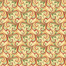 BTX Autumn Cats Swirl Essence - 16771-33 Honey/Multi - Cotton Fabric