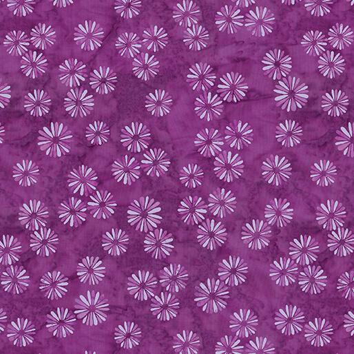BTX Bali Effects Bali Burst - 16700-64 Plum - Cotton Batik Fabric