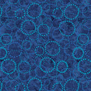 BTX Bali Effects Circle Dots - 16704-55 Blue - Cotton Batik Fabric
