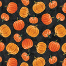 BTX Beautiful Harvest Pumpkin Harvest - 16548-11 Slate - Cotton Fabric
