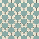 BTX Bee Haven Cabbage Butterfly - 16414-84 Medium Teal - Cotton Fabric