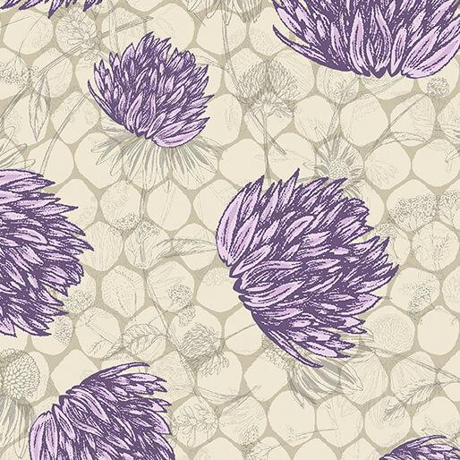 BTX Bee Haven Clover Dot - 16417-70 Natural - Cotton Fabric