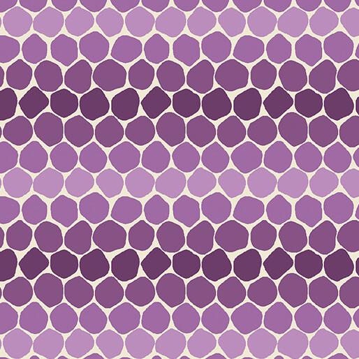 BTX Bee Haven Honeycomb - 16411-65 Plum - Cotton Fabric