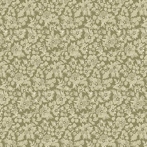 BTX Beloved Mood Calico - 16655-42 Dark Sage - Cotton Fabric