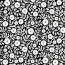 BTX Black, White And Bloom Pamela - 16674-90 Black/White - Cotton Fabric