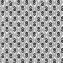 BTX Black, White And Bloom Trudy - 16676-90 Black/White - Cotton Fabric