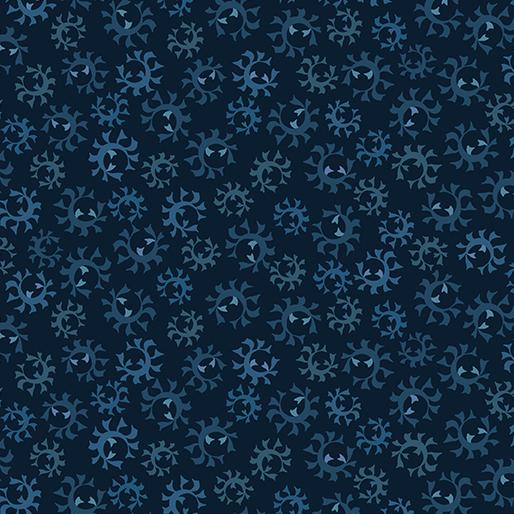 BTX Blue Mill Mill Stone - 17214-11 Navy - Cotton Fabric