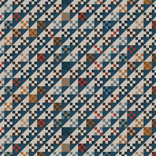 BTX Blue Mill Silver Mill - 17210-50 Blue - Cotton Fabric