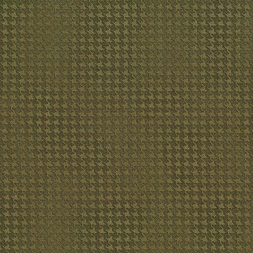 BTX Blushed Houndstooth - 7564-41 Forest - Cotton Fabric