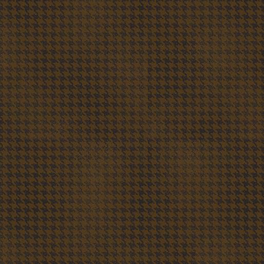 BTX Blushed Houndstooth - 7564-78 Chocolate - Cotton Fabric