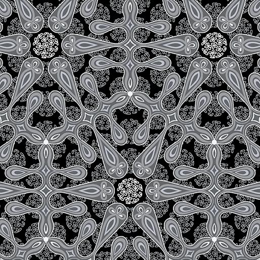 BTX Botanica - 13683-17 Steel - Cotton Fabric