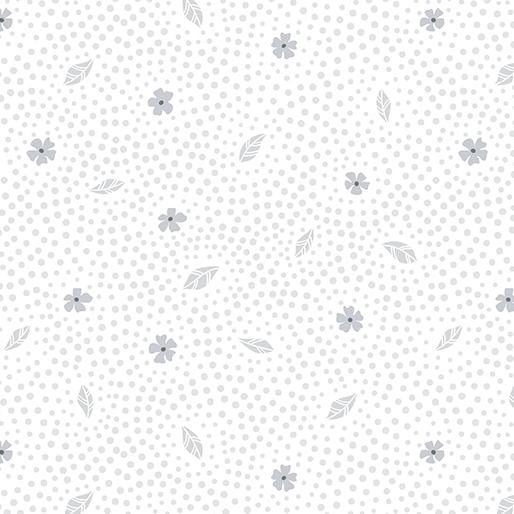 BTX Botanica - 13686-09 White - Cotton Fabric