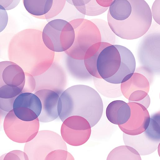 BTX Bubbles 108" - 15062W-64 Lilac - Cotton Fabric