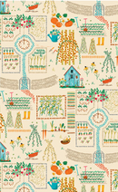 BTX Bushel & Bloom Garden Stroll - 16953-99 Multi/Natural - Cotton Fabric