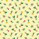 BTX Bushel & Bloom Happy Veggies - 16958-40 Pale Lime - Cotton Fabric