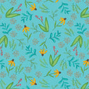 BTX Bushel & Bloom Sprout And About - 16956-81 Light Teal - Cotton Fabric