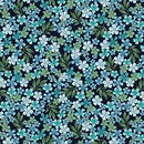 BTX Butterfly Calypso Blossoms - 14878-58 Navy - Cotton Fabric