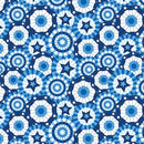 BTX Celebrate The USA Celebration Banners - 15197-55 Blue - Cotton Fabric