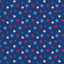 BTX Celebrate The USA Celebration Stars - 15201-56 Navy - Cotton Fabric