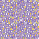 BTX Chalk Baby Flannel Playful Shapes - 16334F-66 Purple - Cotton Flannel Fabric