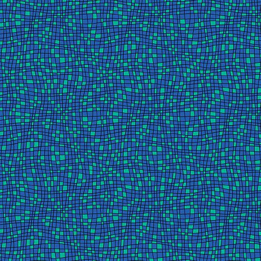 BTX Cheeto's World Teensy Checks - 17208-50 Blue  - Cotton Fabric