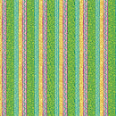 BTX Cheeto's World Ziggy Stripe - 17205-40 Green  - Cotton Fabric
