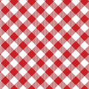 BTX Chillin & Grilllin Gingham Check - 14359-19 Red/White - Cotton Fabric