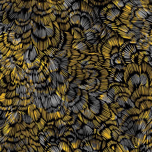 BTX Circle Of Butterflies Fresca - 16643P-33 Yellow/Multi - Cotton Fabric