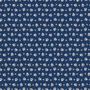 BTX Classic Keepsakes In Blue Little Flower Buds - 14654-55 Navy Blue - Cotton Fabric