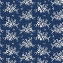 BTX Classic Keepsakes In Blue Mini Floral Bouquet - 14651-55 Navy Blue - Cotton Fabric