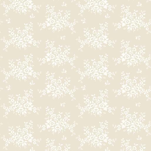 BTX Classic Keepsakes Mini Floral Bouquet - 14651-07 Ecru - Cotton Fabric