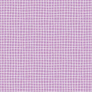 BTX Cozy Cats Cozy Grid - 16497-64 Medium Violet - Cotton Fabric
