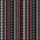 BTX Crimson Night Bloom Line - 17312-98 Graphite Rose - Cotton Fabric